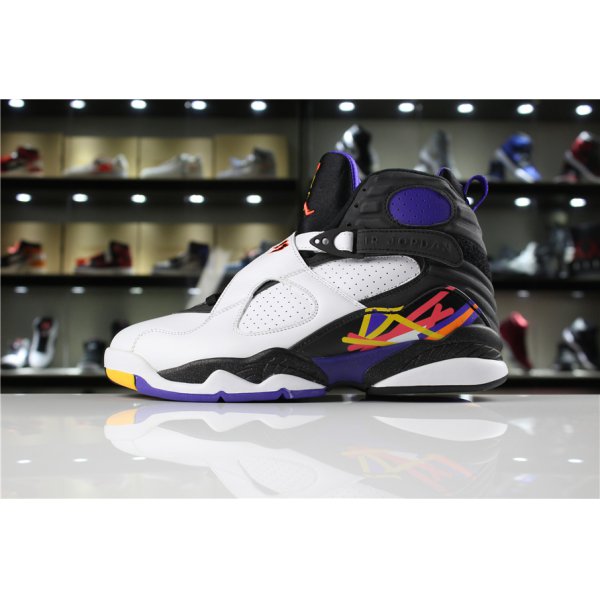 Nike Air Jordan 8 Retro Beyaz / Kırmızı / Siyah Basketbol Ayakkabısı Türkiye - 2GKZ4A5T